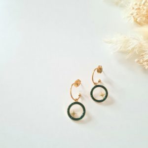 Boucles d’oreilles en acier inoxydable Stella