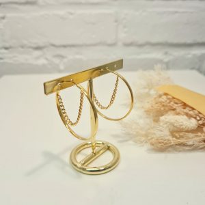 Boucles d’oreilles en acier inoxydable CHARLOTTE