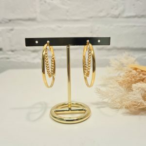 Boucles d’oreilles en acier inoxydable CHARLOTTE