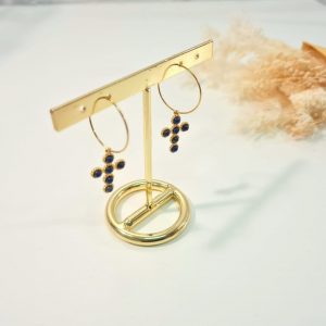 Boucles d’oreilles en acier inoxydable MADELEINE