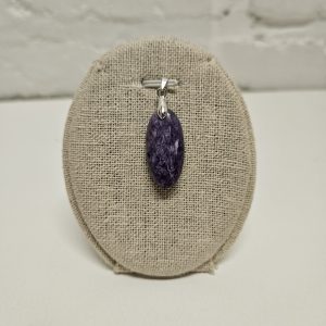 Pendentif en Charoïte ovale