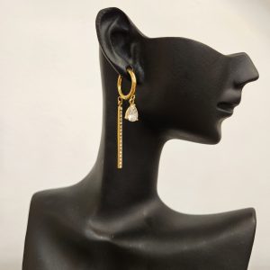 Boucles d’oreilles en acier inoxydable LEÏA