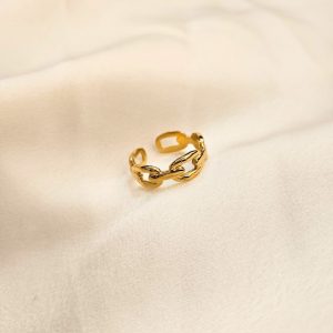 Bague dorée Pauline