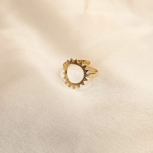 Bague dorée Solena