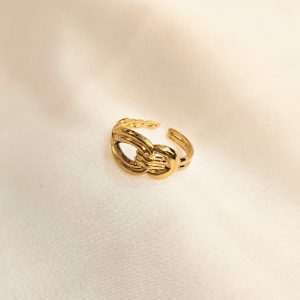 Bague dorée Azalée