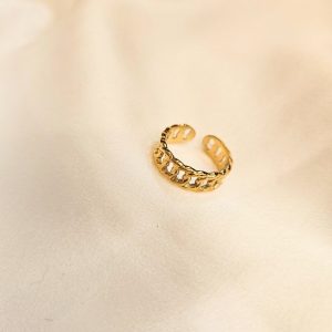 Bague dorée Linoa