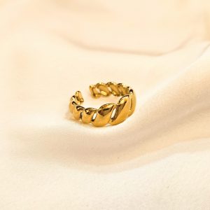 Bague Acier Doré Annie