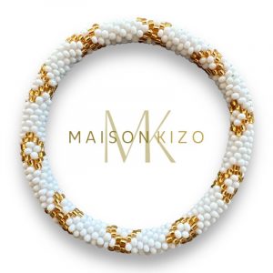 Bracelet Népalais Maison Kizo Motif Doré