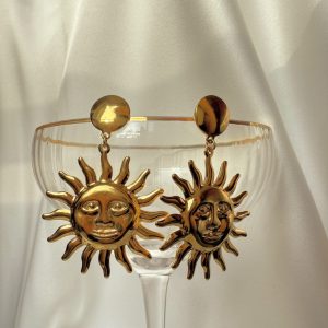 Boucles d&rsquo;oreilles Soleil