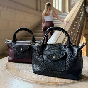 Sac à main cuir grainé Léon