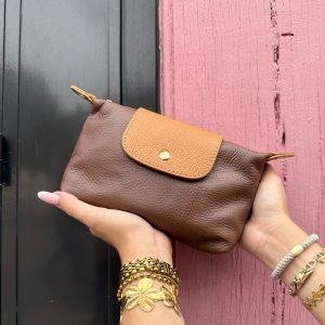 Sac bandoulière cuir grainé Clarisse