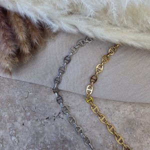 Bracelet maille marine en acier inoxydable