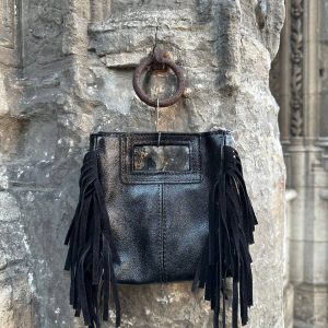 Sac Indiana cuir metalisé petit modèle