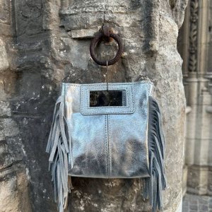 Sac Indiana cuir metalisé petit modèle