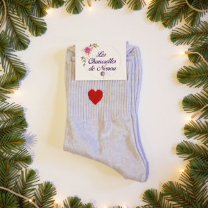 Chaussettes motif « ❤️ »