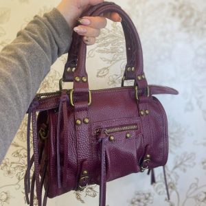 Sac à main Chiara en cuir de vachette grainé