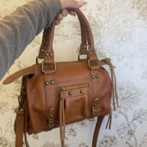 Sac à main Chiara en cuir de vachette grainé