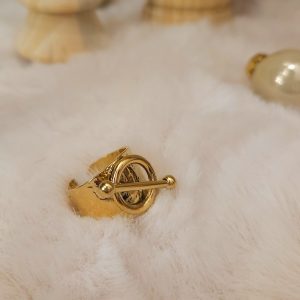 Bague Large Cercle doré