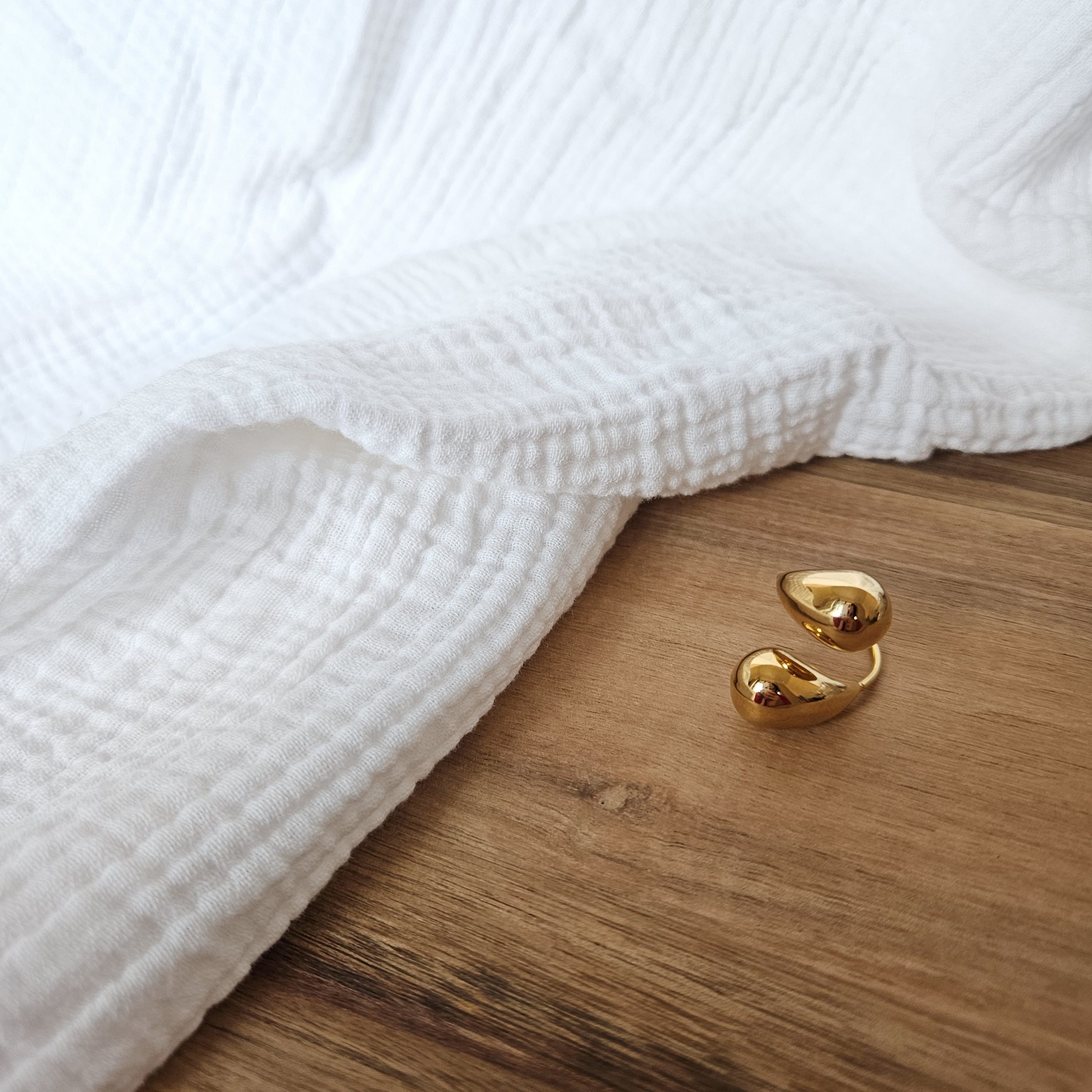 Bague Goutte Dorée – Image 2