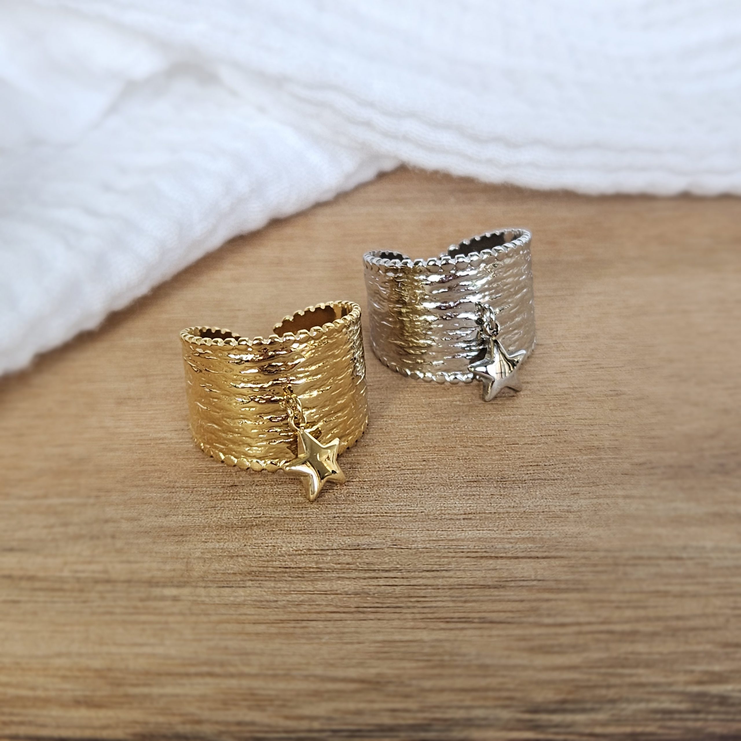 Bague à Charms pampille étoile – Image 2