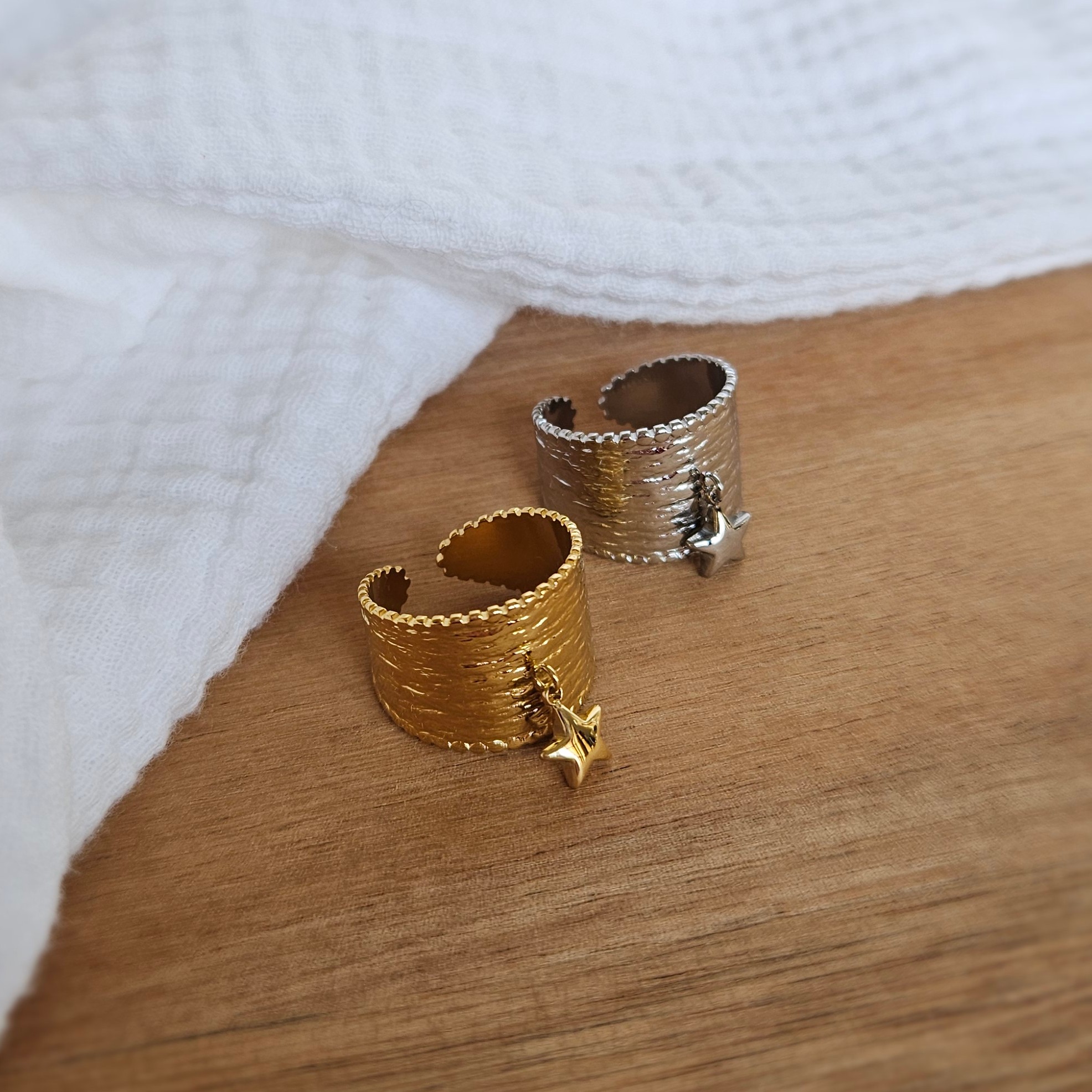 Bague à Charms pampille étoile