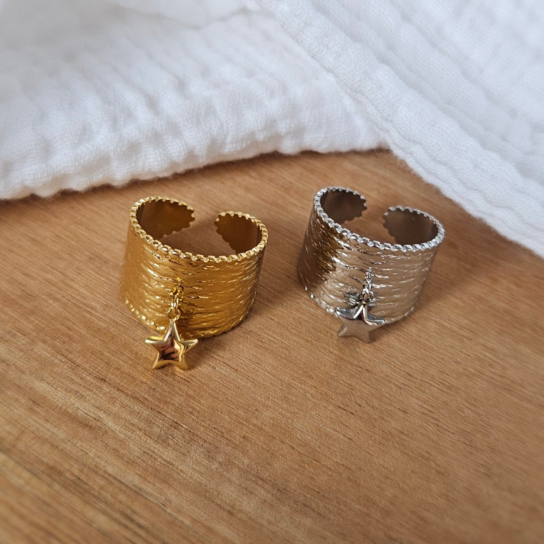 Bague à Charms pampille étoile – Image 3