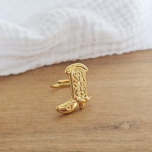 Bague Bottes doré