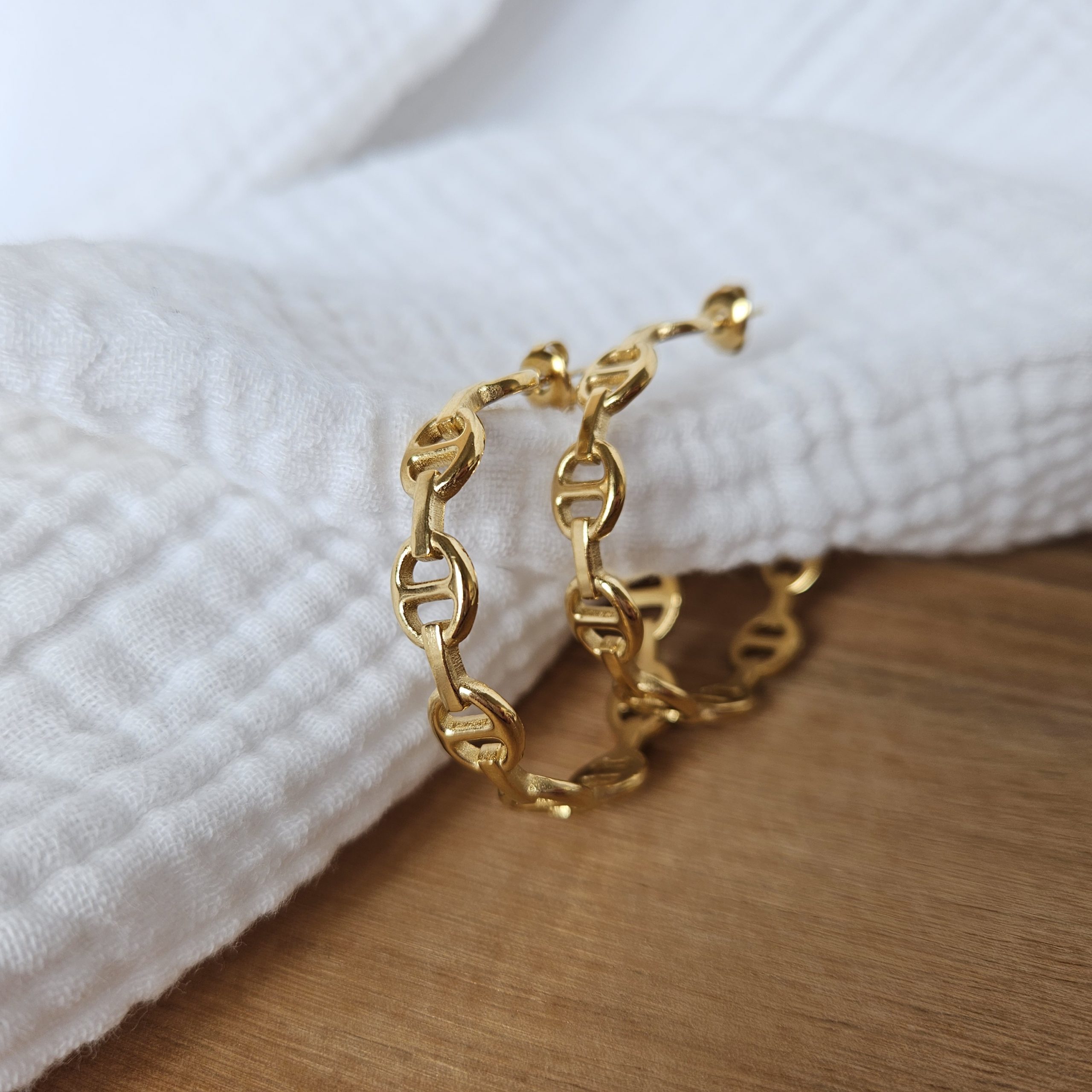 Créoles maille marine