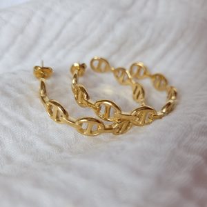 Créoles maille marine