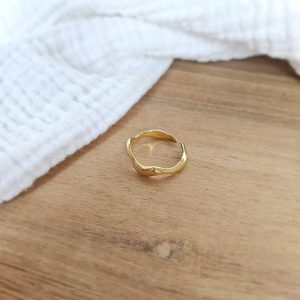 Bague anneau asymétrique