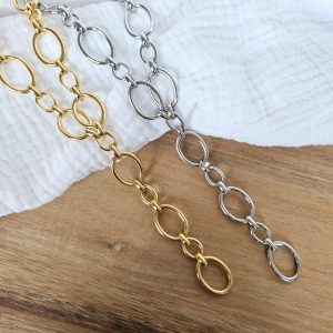 Collier Y maille épaisse