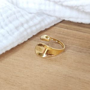 Bague alvéole croisée