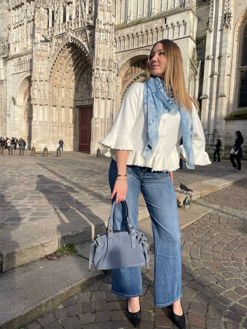 Sac Léonie petit format daim printemps