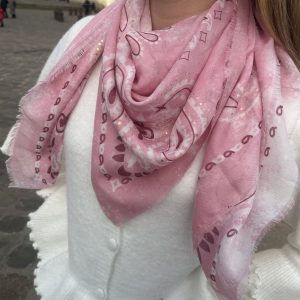 Foulard carré pastel